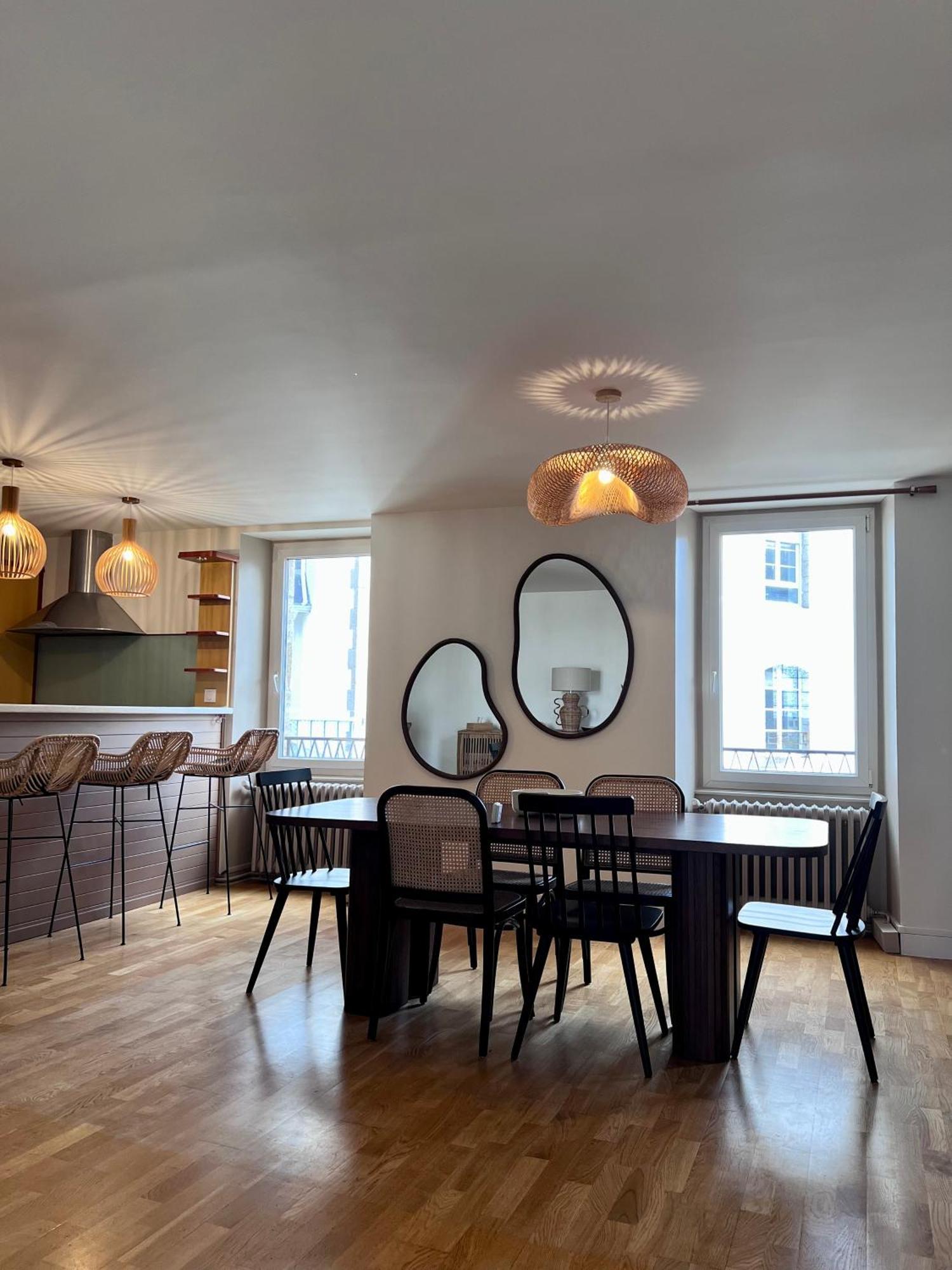 Grand Appartement Ultra Moderne Plein Centre, Plage A Pieds, Avec Parking Concarneau Eksteriør bilde